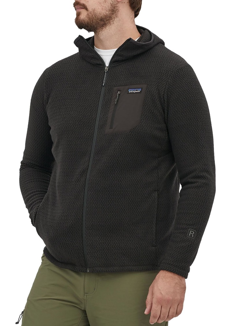 Patagonia Men's R1 Air Full-Zip Hooded Jacket, Small, Black