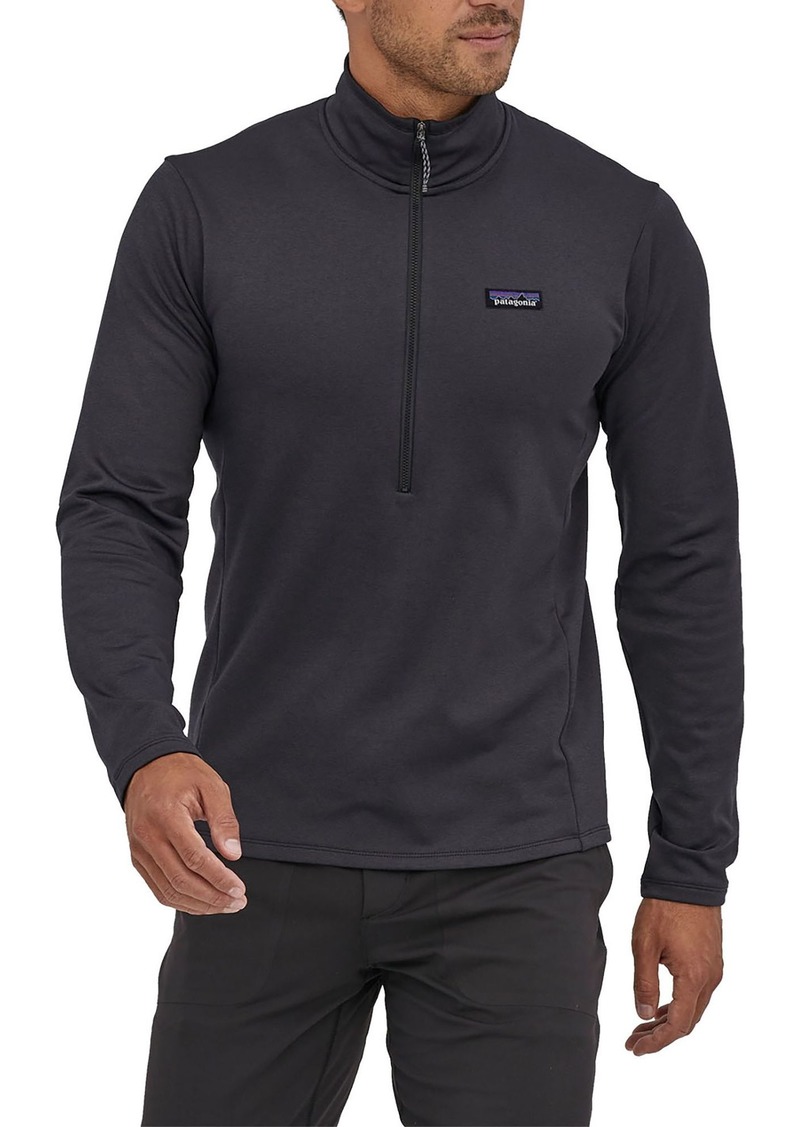 Patagonia Men's R1 Daily Zip Neck, Small, Black | Father's Day Gift Idea