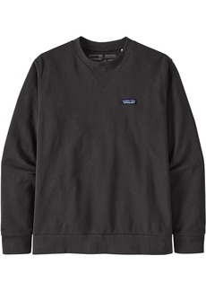 Patagonia Men's Regenerative Organic Certified Cotton Crewneck Sweatshirt, Small, Black