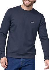 Patagonia Men's Regenerative Organic Certified Cotton Crewneck Sweatshirt, Medium, Black | Father's Day Gift Idea