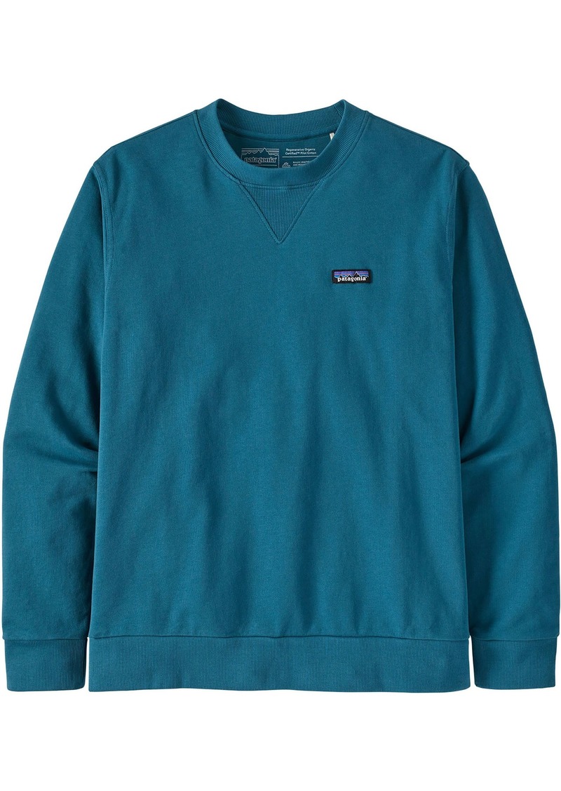 Patagonia Men's Regenerative Organic Certified Cotton Crewneck Sweatshirt, XL, Blue | Father's Day Gift Idea