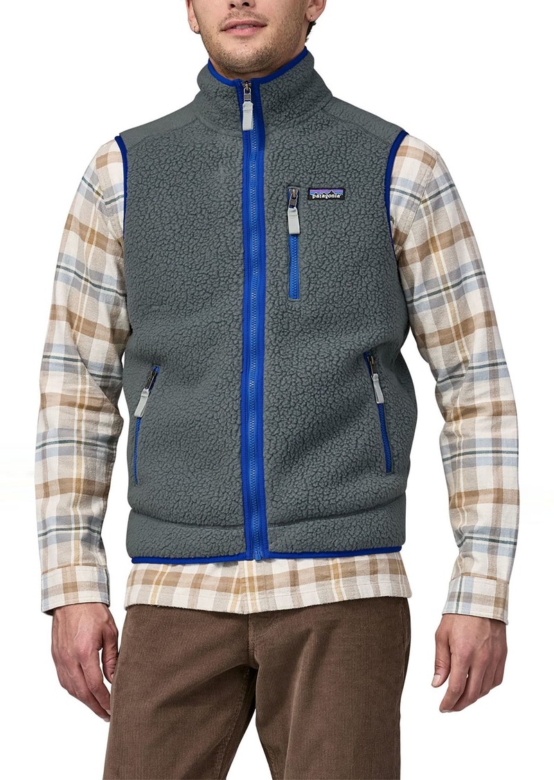 Patagonia Men's Retro Pile Fleece Vest, Medium, Green