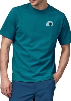 Patagonia Men's Rubber Tree Mark Responsibili-Tee T-Shirt, Large, Blue