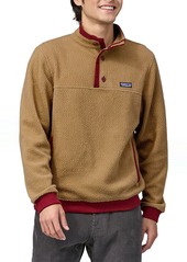 Patagonia Men's Shearling Button Pullover, Small, Brown