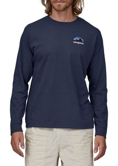 Patagonia Men's Skyline Stencil Responsibili-Tee T-Shirt, Small, Blue