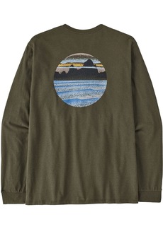 Patagonia Men's Skyline Stencil Responsibili-Tee T-Shirt, Small, Green