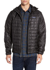 Patagonia Nano Puff(R) Hooded Jacket in Black at Nordstrom