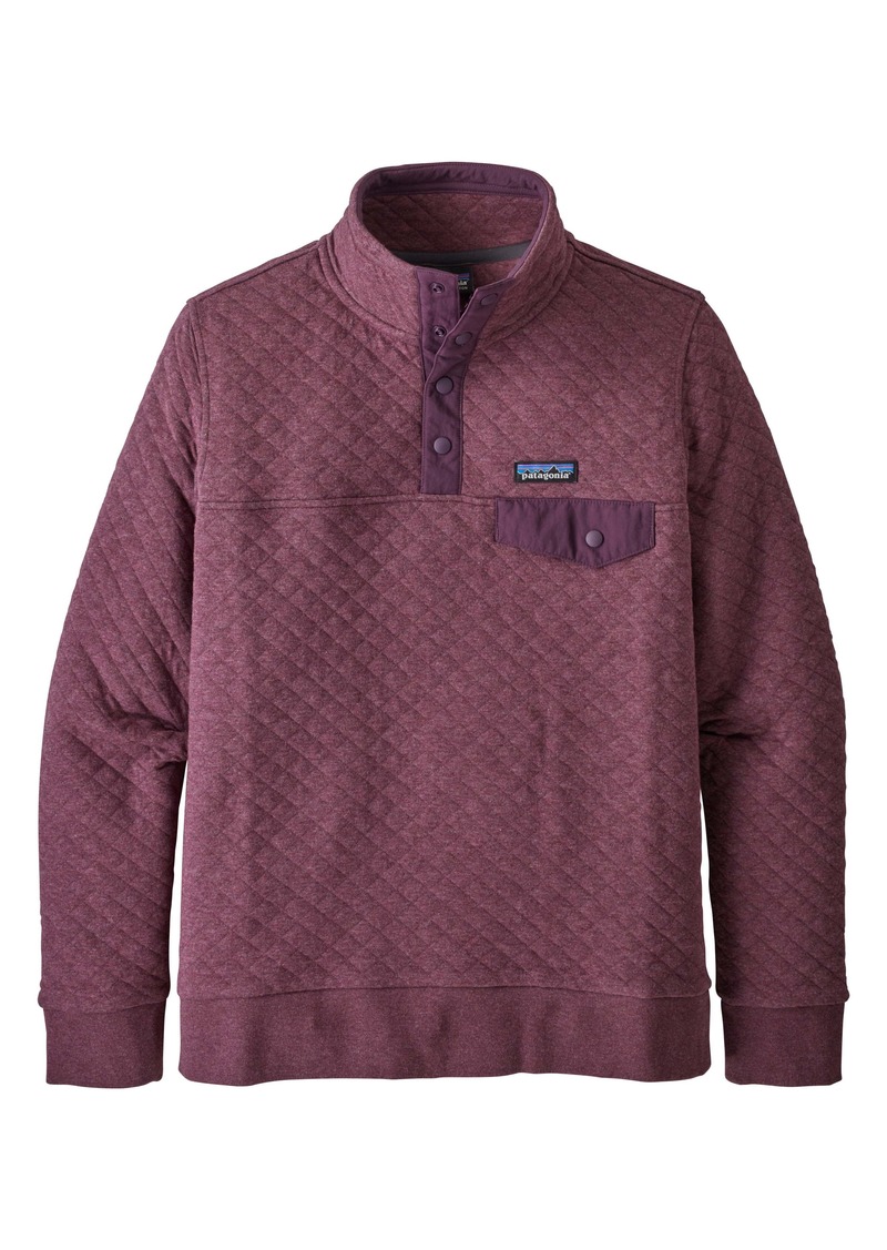 patagonia quilted pullover green