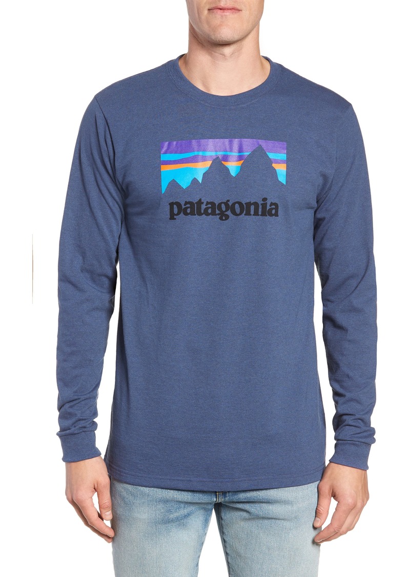 patagonia sticker t shirt