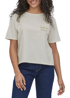 Patagonia Women's '73 Skyline Organic Easy Cut Pocket T-Shirt, XL, White