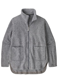 Patagonia Women's Better Sweater Oversized Fleece Coat, XS, White