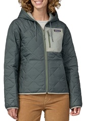 Patagonia Women's Diamond Quilted Bomber Hoody, XS, Pink