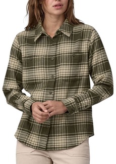 Patagonia Women's Fjord Flannel Shirt, XS, Green