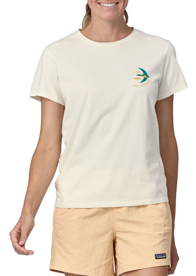 Patagonia Women's Granite Swift Organic T-Shirt, Small, White