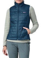 Patagonia Women's Nano Puff Insulated Vest, XS, White