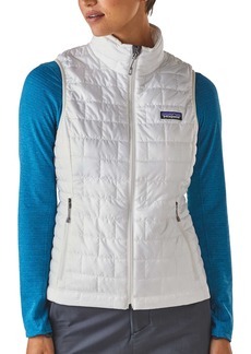 Patagonia Women's Nano Puff Insulated Vest, XS, White
