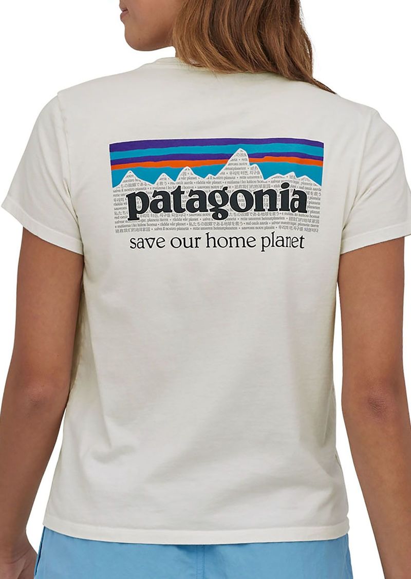 Patagonia Women's P-6 Mission Organic T-Shirt, XS, White