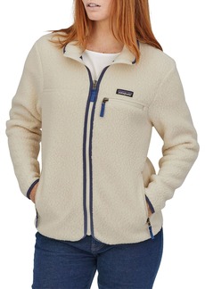 Patagonia Women's Retro Pile Fleece Jacket, XS, Tan