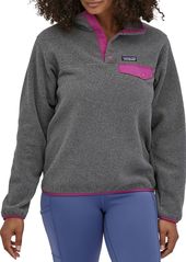 Patagonia Women's Synchilla Snap-T Fleece Pullover, XS, Nickel/Amaranth Pink