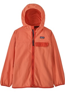 Patagonia Youth Baggies Jacket, XS, Coco Coral/Pimento Red