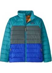 Patagonia Youth Down Sweater Jacket, XS, Blue