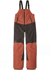 Patagonia Youth Powder Town Bib Snow Pants, Medium, Red