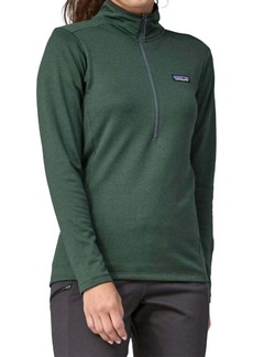 Patagonia Women's R1 Daily Zip-Neck Jacket In Nouveau Green/northern Green X-Dye