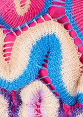 PatBO Crochet Triangle Bikini Top