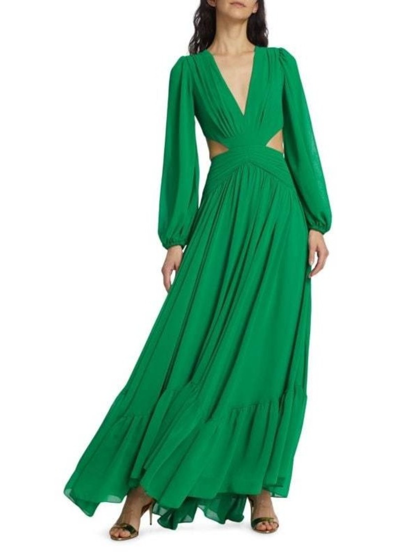 PatBO Cutout A Line Gown