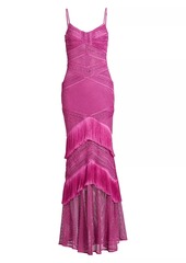 PatBO Fringe Sleeveless Maxi Dress