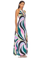 PatBO Delos Keyhole Maxi Dress