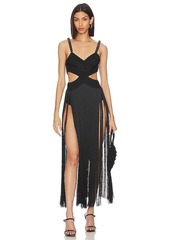 PatBO Fringe Beach Dress