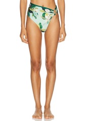 PatBO Magnolia High Leg Bikini Bottom