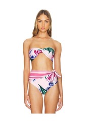 PatBO Nova Flora Bandeau Bikini Top