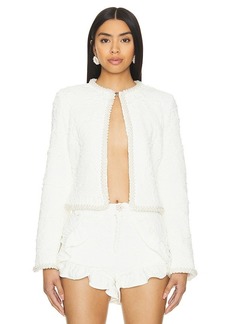 PatBO Pearl Beaded Jacket