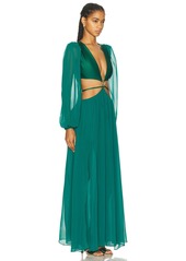 PatBO Piscina Cutout Maxi Dress