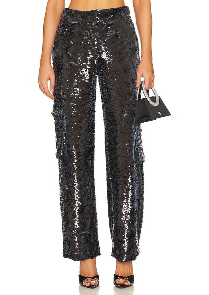 PatBO Sequin Cargo Pant