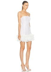 PatBO Strapless Lace Mini Dress