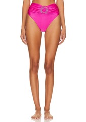 PatBO X Alessandra Ambrioso Beaded V-shape Bikini Bottom