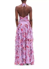 PatBO Romantic Floral Haze Maxi Dress