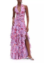 PatBO Romantic Floral Haze Maxi Dress