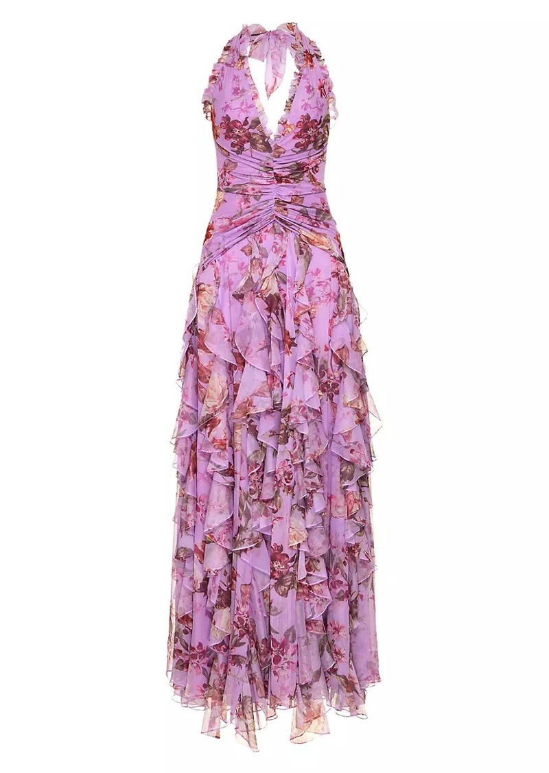 PatBO Romantic Floral Haze Maxi Dress