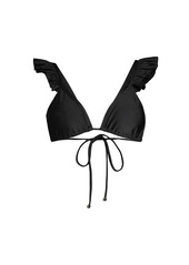 PatBO Ruffle String Bikini Top