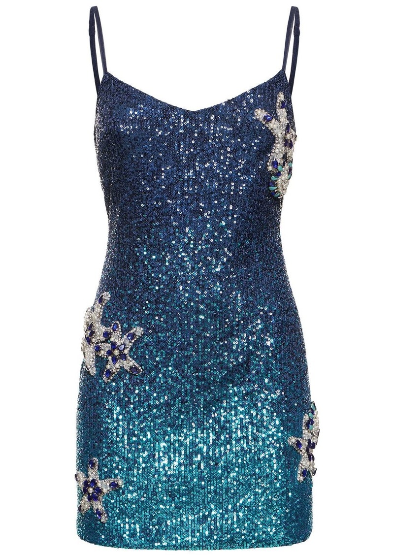 PatBO Sequined Mini Dress