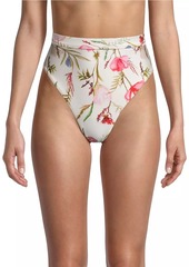PatBO Viera Floral Bikini Bottom