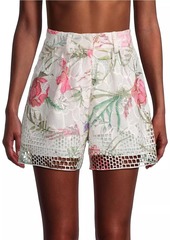 PatBO Viera Lace Shorts