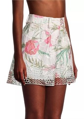 PatBO Viera Lace Shorts