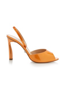Paul Andrew - Women's Patent Leather Sandals - Orange - IT 36 - Moda Operandi