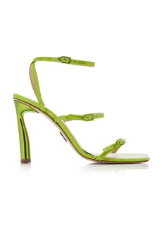 Paul Andrew - Women's Slinky Patent Leather Sandals - Lime Green - IT 36 - Moda Operandi