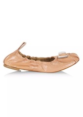 Paul Andrew Season Three Ballet Cube Satin Ballerina Flats